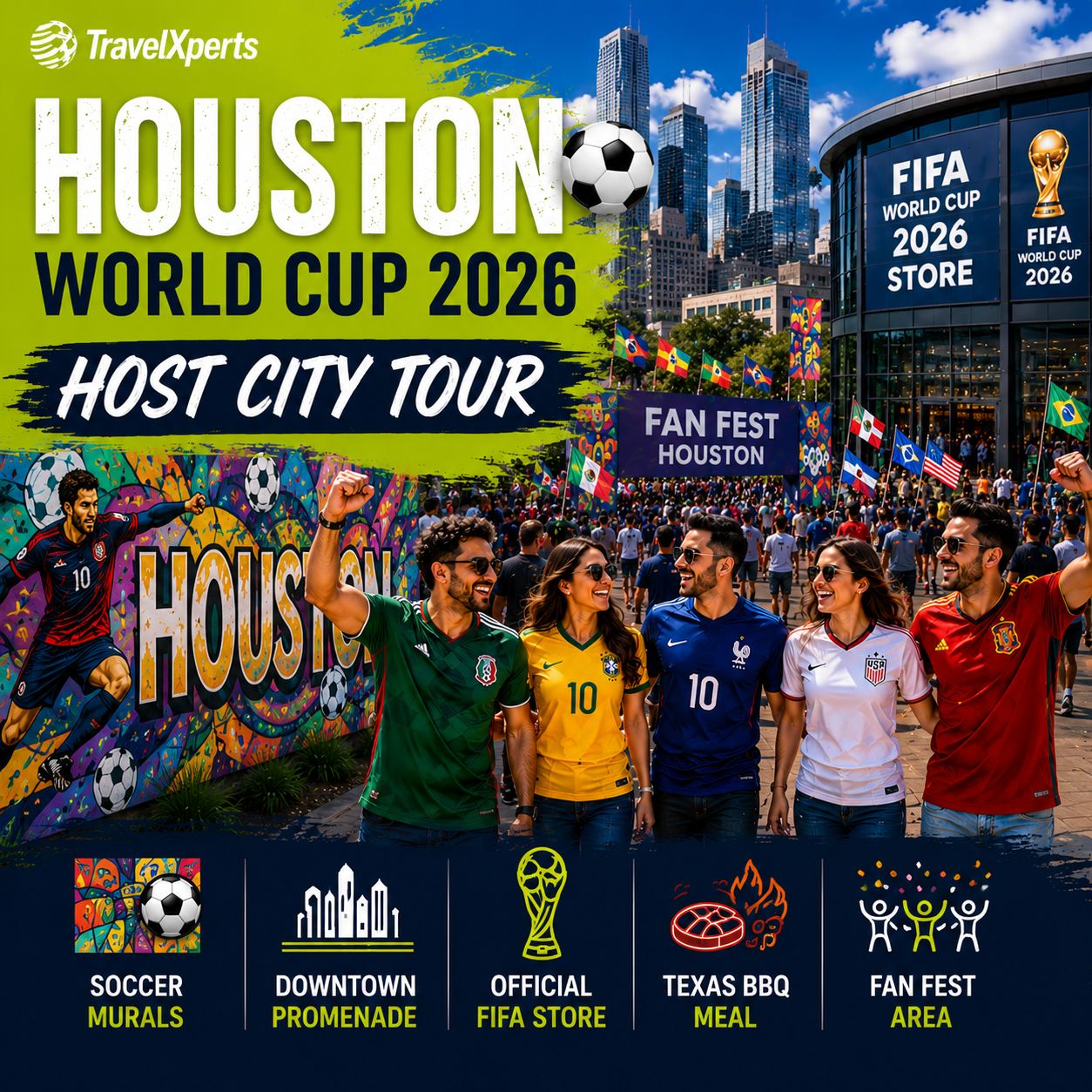 ⚽ HOUSTON WORLD CUP 2026 HOST CITY EXPERIENCE